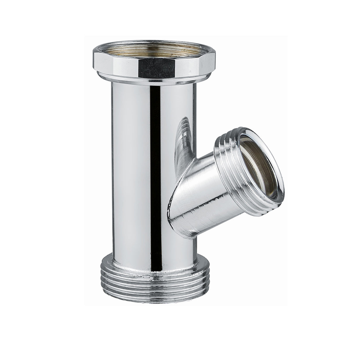 CANOTTO MF C/ATTACCO LAVATRICE + CURVA CROMO- 1 1/4- DEBOR- pezzi 1