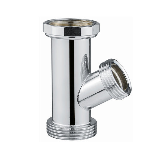 CANOTTO MF C/ATTACCO LAVATRICE + CURVA CROMO- 1 1/4- DEBOR- pezzi 1