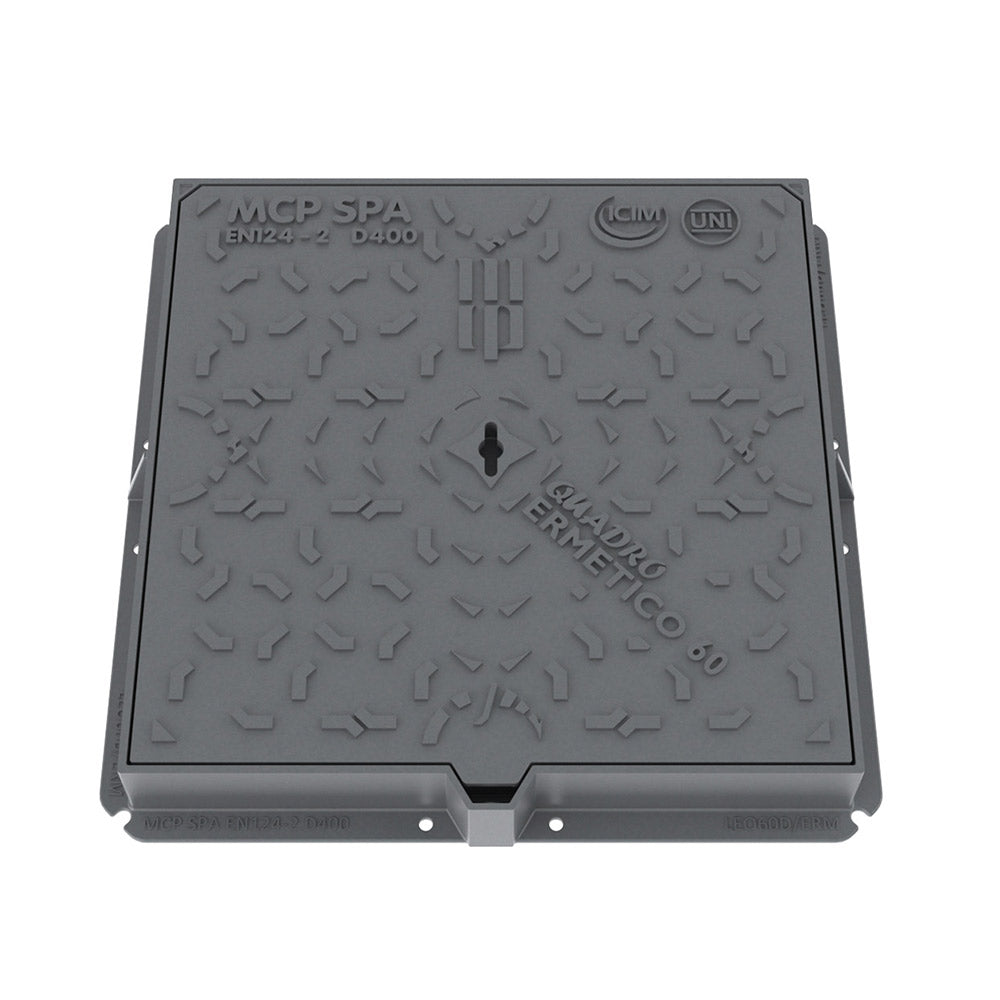 CHIUSINO IN GHISA D400- cm 50 x 50- MCP- pezzi 1