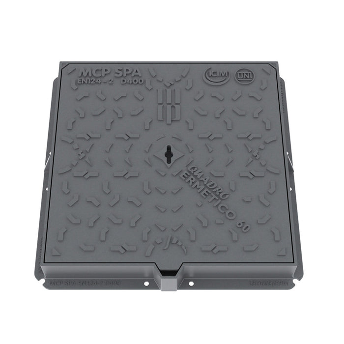 CHIUSINO IN GHISA D400- cm 50 x 50- MCP- pezzi 1