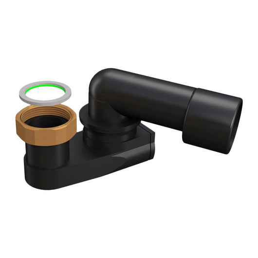 SIFONE RIBASSATO ORIENTABILE PER COLONNE VASCA SCAR. 40-50 A SALDARE- 1 1/2- BONOM- pezzi 1