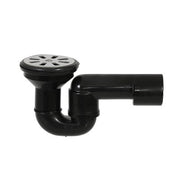 PILETTA DOCCIA GRIGLIA PIANA CON SIFONE SNODATO PEHD- Griglia Inox D. 80- GHIDI- pezzi 1
