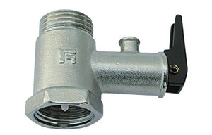 VALVOLA SCALDABAGNO NORMALE CON LEVA SCARICO- 1/2 -CONF- FAIDF- pezzi 1