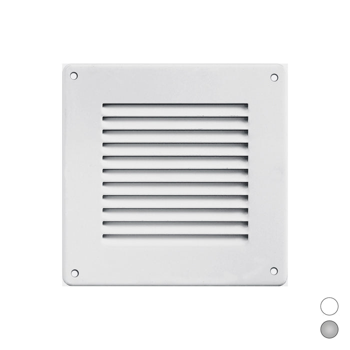 GRIGLIA IN METALLO DA SOVRAPPORRE CON RETE L. 140 X H. 140 MM- Alluminio Argento- FIRST- pezzi 1