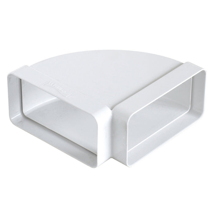 CURVA ORIZZONTALE FF IN ABS PER TUBO RETTANGOLARE- mm 150x70- FIRST- pezzi 1