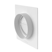 PLACCA PASSAGGIO A MURO TUBO TONDO- Diam. 100 mm- FIRST- pezzi 1