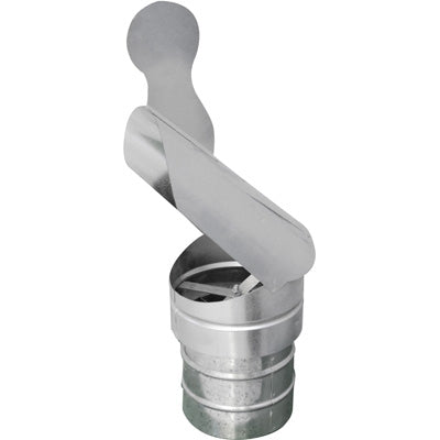 CAPPELLO A PAPPAGALLO CON BASE TONDA ZINCATO- Diam. 160- senza- pezzi 1