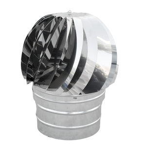 TIRAFUMI BASE TONDA ACCIAIO INOX- Diam. 180- DK- pezzi 1