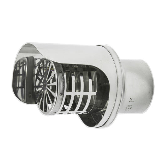 TERMINALE PELLET INOX- Diam. 100- DK- pezzi 1