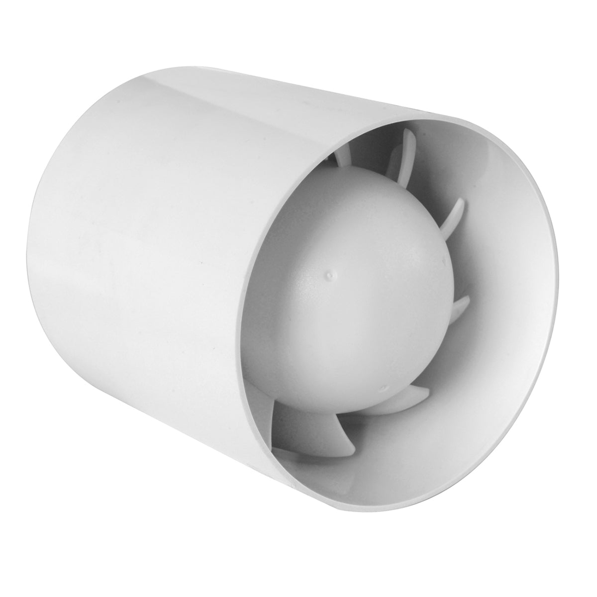 ASPIRATORE ELICOIDALE CILINDRICO PER CONDOTTI- Bianco Diam. 120-125- FIRST- pezzi 1