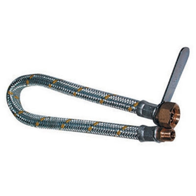 FLESSIBILE PER GAS MF  CM. 50- 3/8 x 1/2- DK- pezzi 1