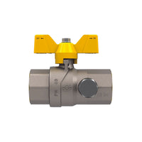 VALVOLA A SFERA GAS CON FARFALLA FUTURGAS FF- 1  DN 25- FIV- pezzi 1