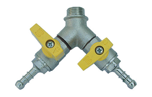 BOLLA MASCHIO CON VALVOLA A SFERA PORTAGOMMA- 1/2 x 14  Metano DN 15- ENOLG- pezzi 1