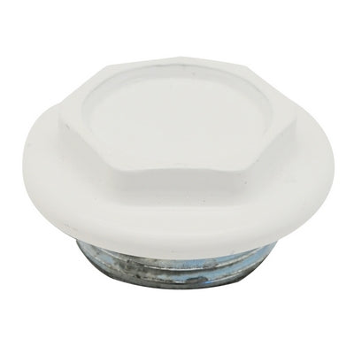 TAPPO CIECO DX / SX ZINCATO VERNICIATO PER RADIATORI FL 48- 1 Dx Bianco- OTER- pezzi 1