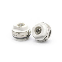 VALVOLA DI SFIATO ORIENTABILE IN OTTONE NICHELATO- 3/8- DK- pezzi 1