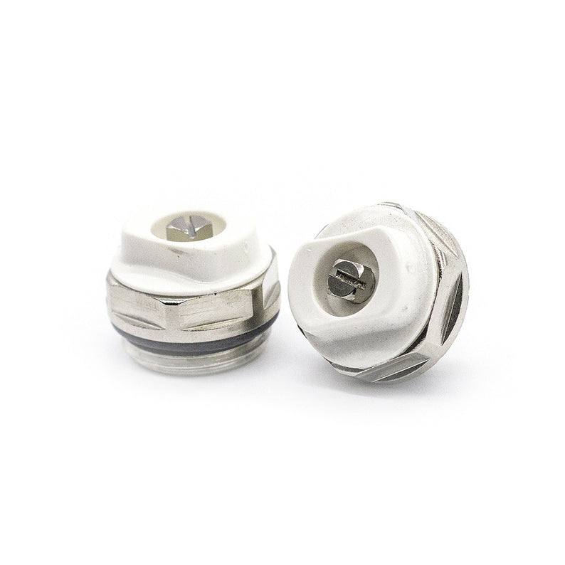 VALVOLA DI SFIATO ORIENTABILE IN OTTONE NICHELATO- 3/8- DK- pezzi 1