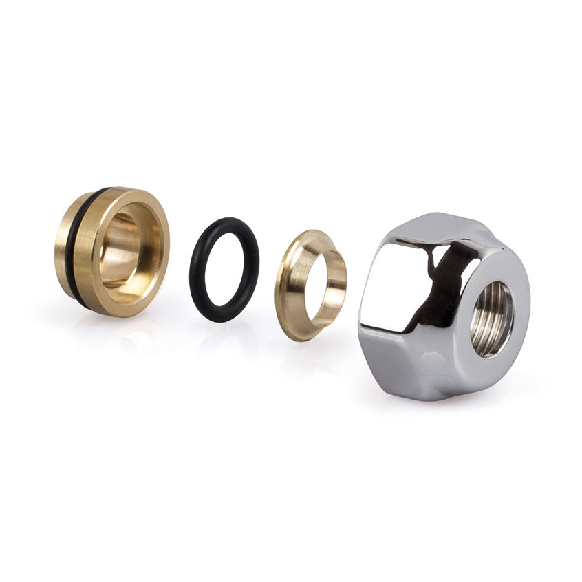 RACCORDO PER TUBO RAME A TENUTA O-RING- 12 x 24/19- SR- pezzi 1