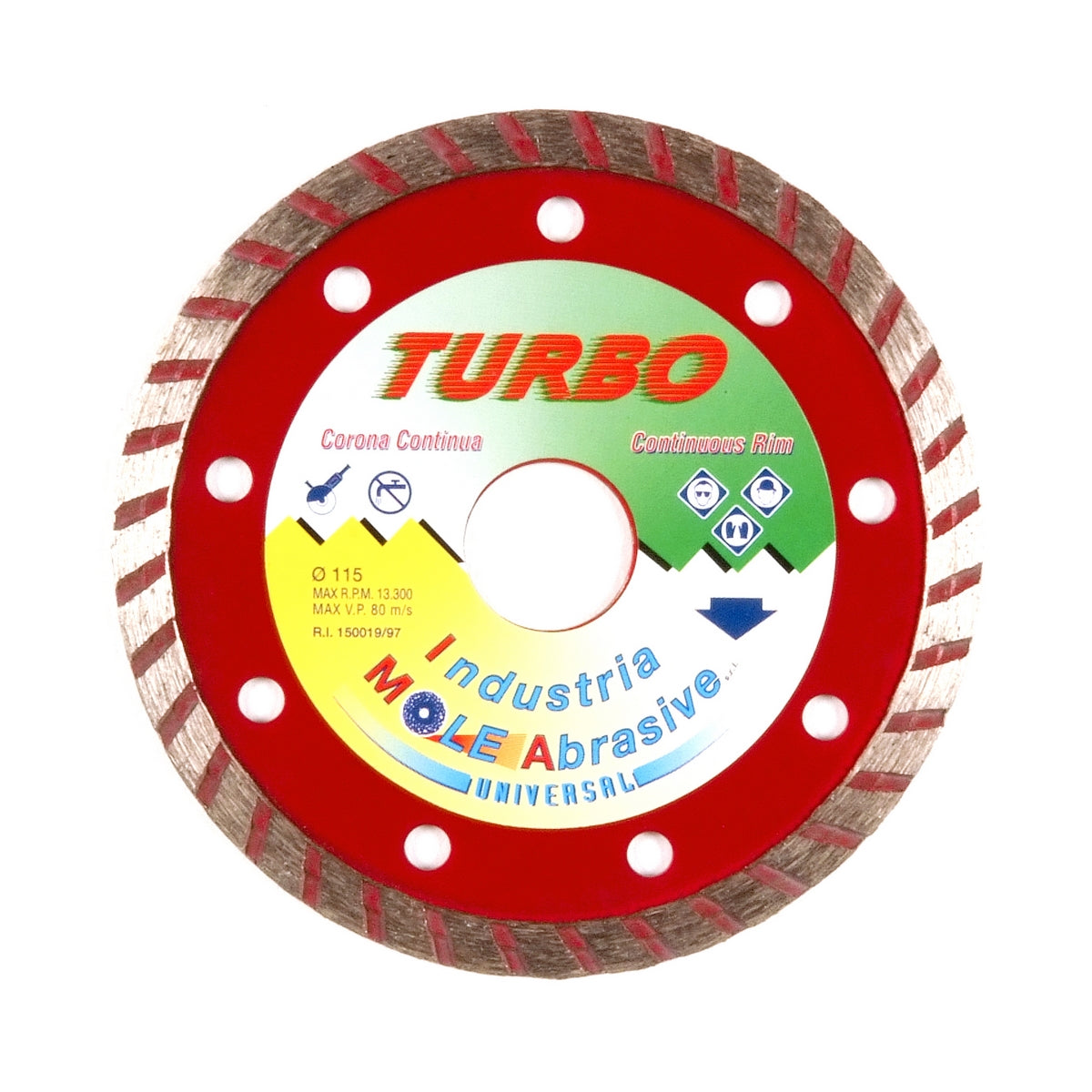 DISCO DIAMANTATO TURBO HOBBY- Diam. 115 mm- FF- pezzi 1