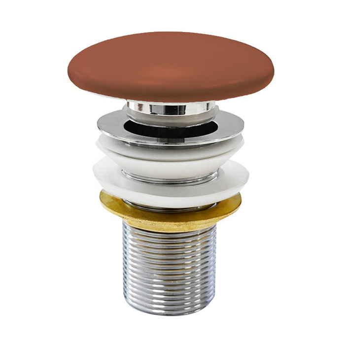 PILETTA CLICK-CLACK INFINITY SENZA TROPPOPIENO- Terracotta opaco- NYMO- pezzi 1