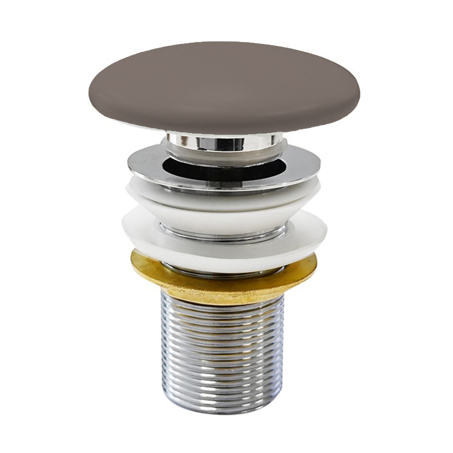 PILETTA CLICK-CLACK INFINITY SENZA TROPPOPIENO- Tortora opaco- NYMO- pezzi 1