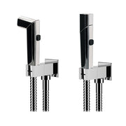 KIT DOCCETTA SHUT-OFF DOPPIA FUNZIONE QUADRA- Cromo- Remer- pezzi 1
