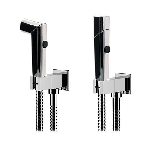 KIT DOCCETTA SHUT-OFF DOPPIA FUNZIONE QUADRA- Cromo- Remer- pezzi 1
