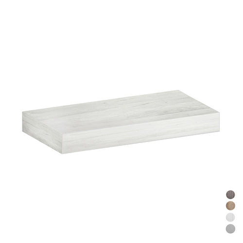 MENSOLA PER LAVABO MOD. UNIKA H 10- cm 140x46xH.10 Olmo Bianco- DH- pezzi 1