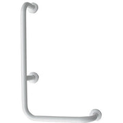 CORRIMANO ANGOLARE CON MONTANTE A SINISTRA- cm. 35 x 65 sx Acciaio Inox- DH- pezzi 1