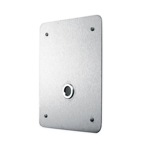 RUBINETTO DA INCASSO A FOTOCELLULA PER ORINATOIO USCITA INFERIORE- Alim. Batteria 6V  - Cromo- TREMOLADA pezzi 1