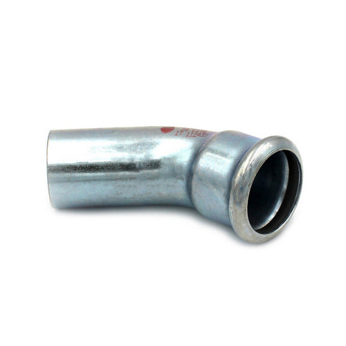 CURVA 45Â° MF A PRESSARE IN ACCIAIO CARBONIO STEEL PRES- Diam. 42- R.M.- pezzi 1