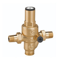 RIDUTTORE DI PRESSIONE MM CON ATTACCO MANOMETRO- 11/2- CALEF- pezzi 1