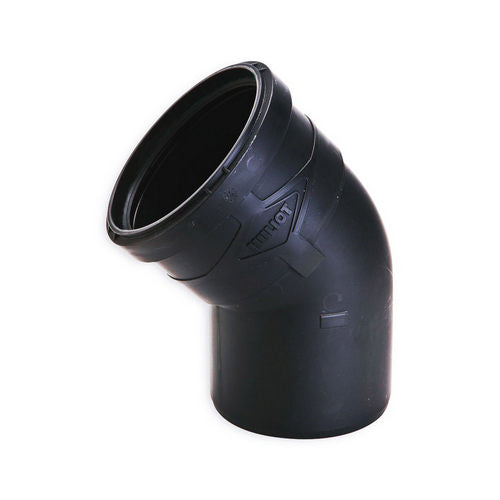 CURVA IN PPR BLACK ULTRA SILENT- DN 75 45Â°- BAMPI- pezzi 1