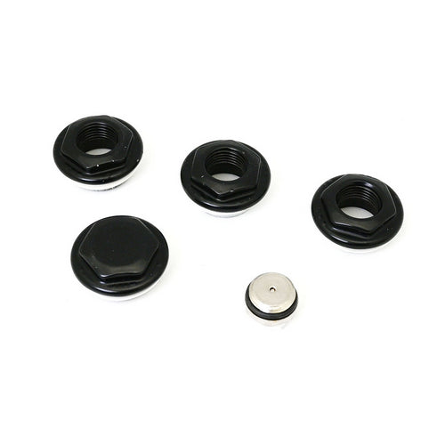 KIT 2 RIDUZIONI DX SX PER RADIATORI TUBOLARI ARDESIA- 1x1/2 Nero- CORDI- pezzi 1