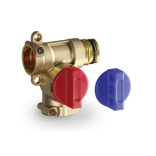 VALVOLA T4 DN10 TEE F13 FFM DX- Connessione F13  DN10- TECO- pezzi 1