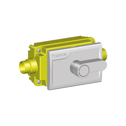 VALVOLA INTERCETTAZIONE GAS DA INCASSO LEVA ESTERNA- DN15 TC 3/4- TECO- pezzi 1