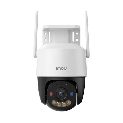Imou cruiser sc 4g 2k (3mp) - telecamera 4g da esterno motorizzata 360° - visione notturna a colori, ip66, tracciamento intelligente, rilevamento umano, deterrenza attiva (faretto, luci blue e rosse e sirena, audio bidirezionale - IPC-K7FP-3H0TE-EU