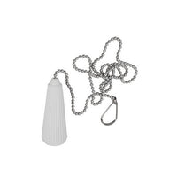 MANIGLIA BIANCA CON CATENELLA 70 CM- GOPLA- pezzi 1