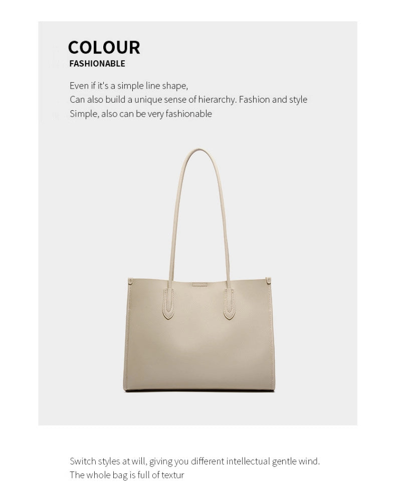 Borsa a tracolla da donna in vera pelle, colore grigio.