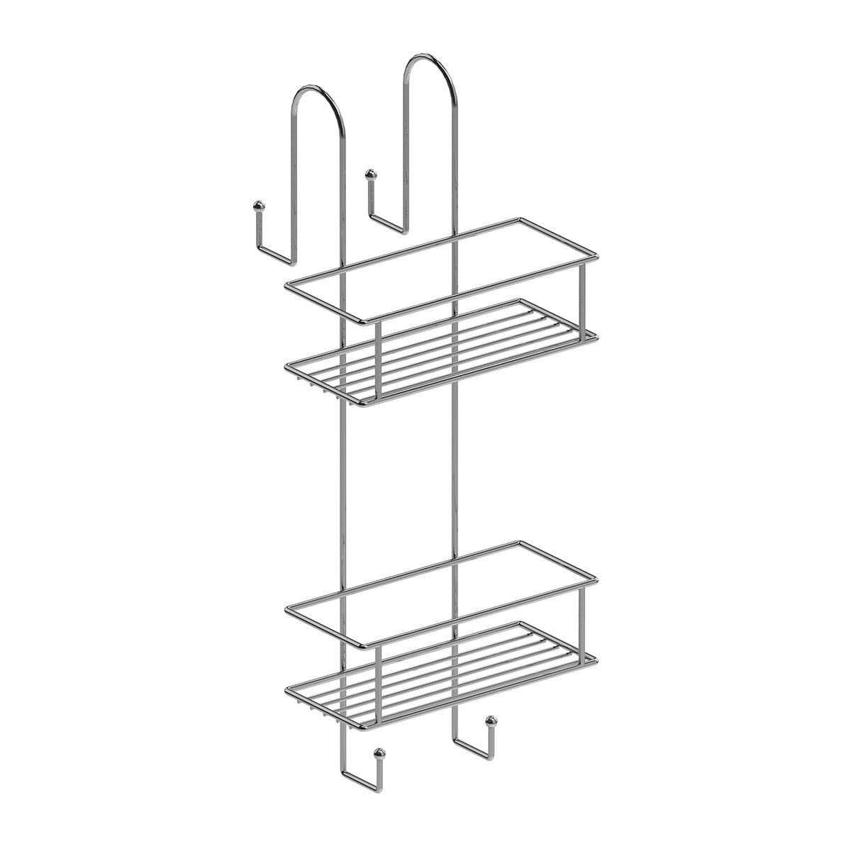 CESTELLO CONTENITORE DOCCIA SPIDER2- Cromo- METAF- pezzi 1