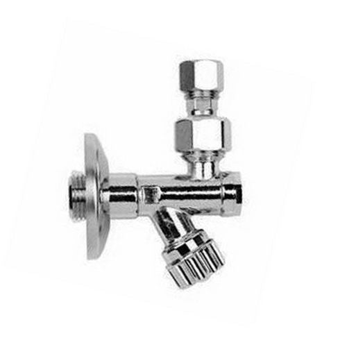 RUBINETTO SOTTOLAVABO CON FILTRO A SNODO MOVIMENTO A VITONE- 1/2x3/8 D.10- DH- pezzi 1