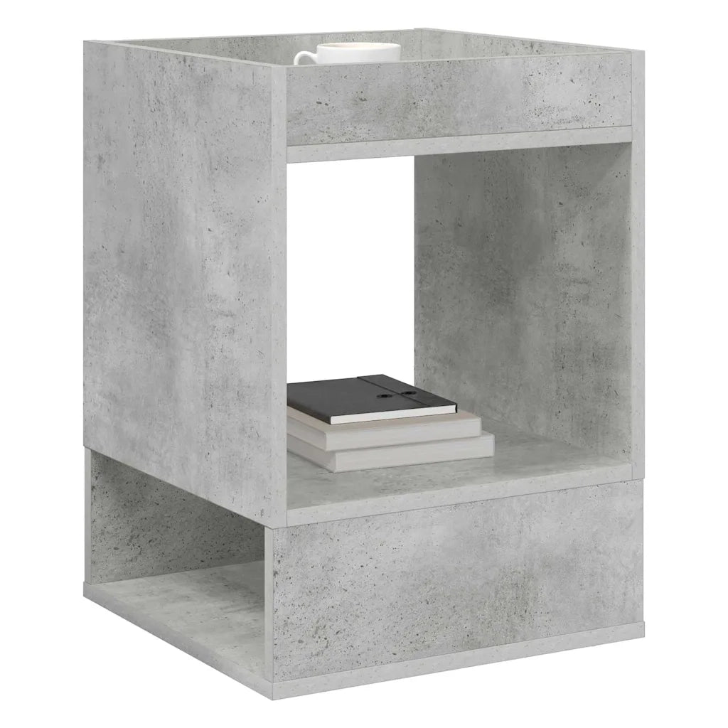 Tavolino Grigio cemento 40 x 40 x 56 cm Legno ingegnerizzato 890950