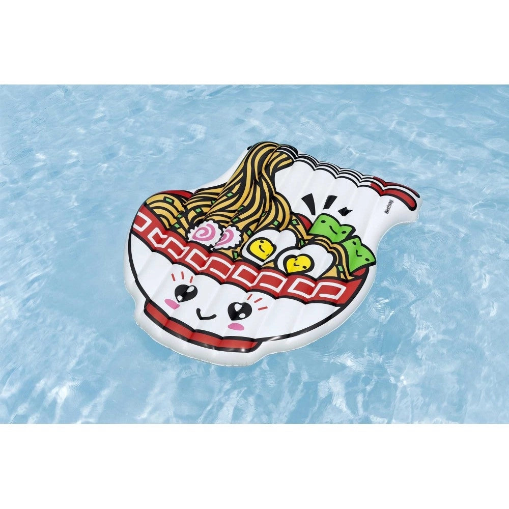 Trade Shop - Materassino Isola Gonfiabile Forma Ciotola Ramen 183x168 Cm Spiaggia Piscina 43841 -
