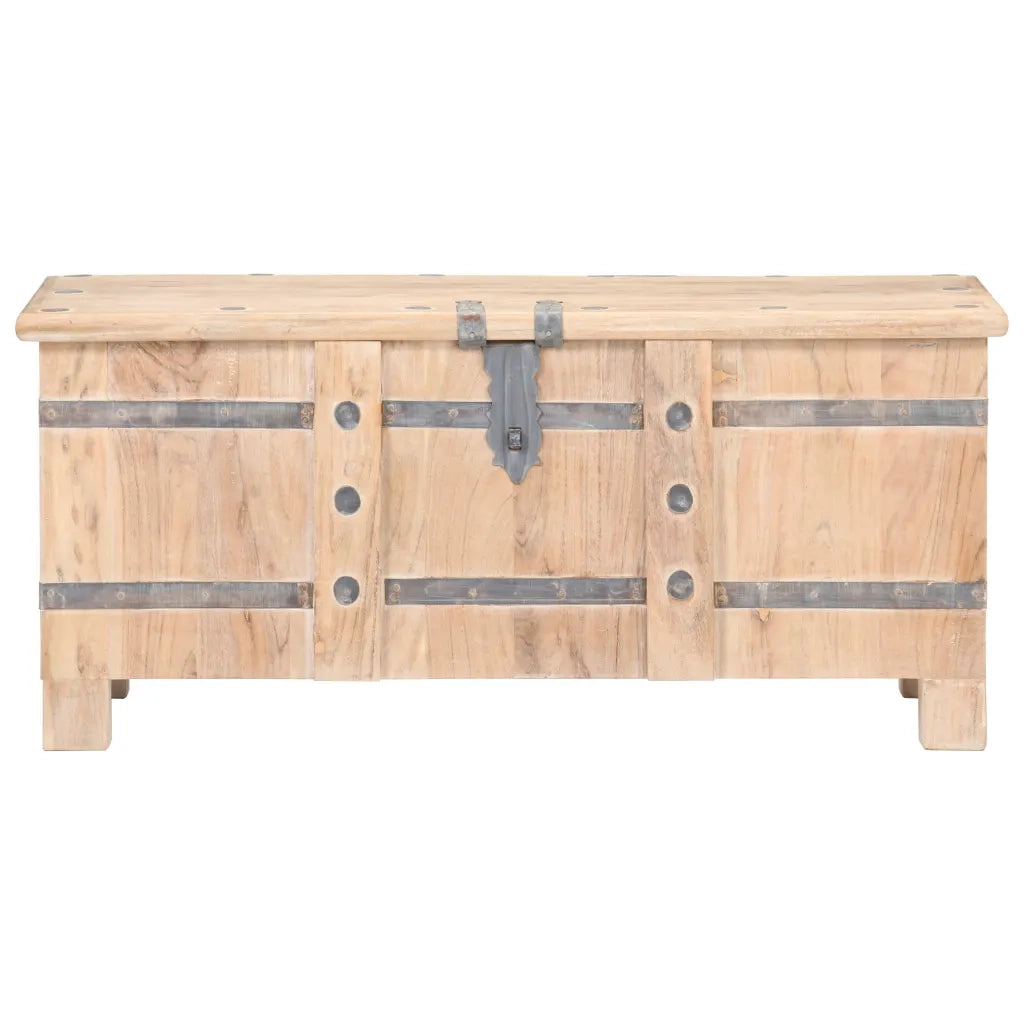 Baule 90x40x40 cm in Legno Massello di Acacia CFW7597998