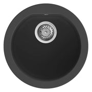 Lavello Tondo Elleci Incasso Fox ROUND Granitek Nero LGFROU40