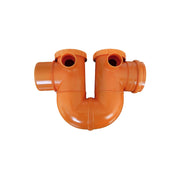 Sifone ad "U" con sfiato fognatura in pvc : Diametro - 100
