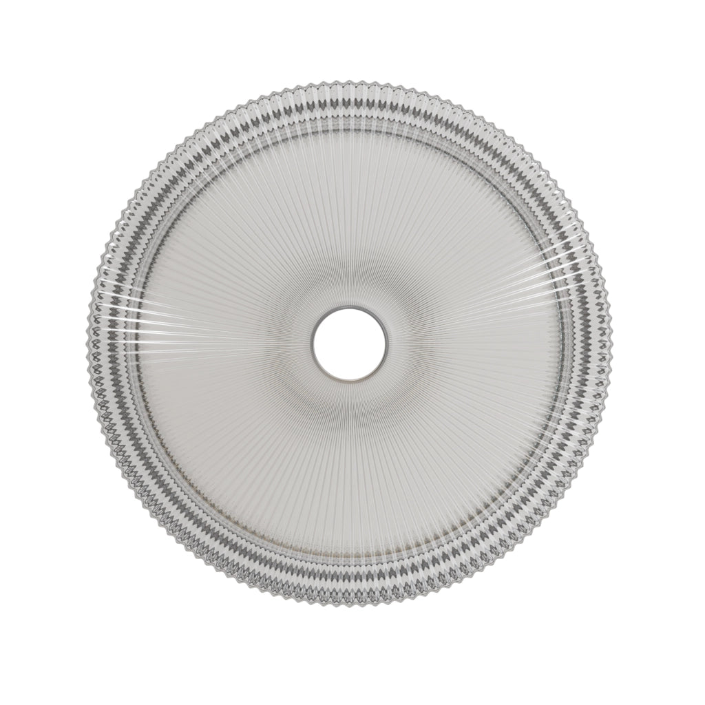 Lavabo Rotondo in Vetro Cristallo ¨C MINIMAL ¨C Trasparente 36cm