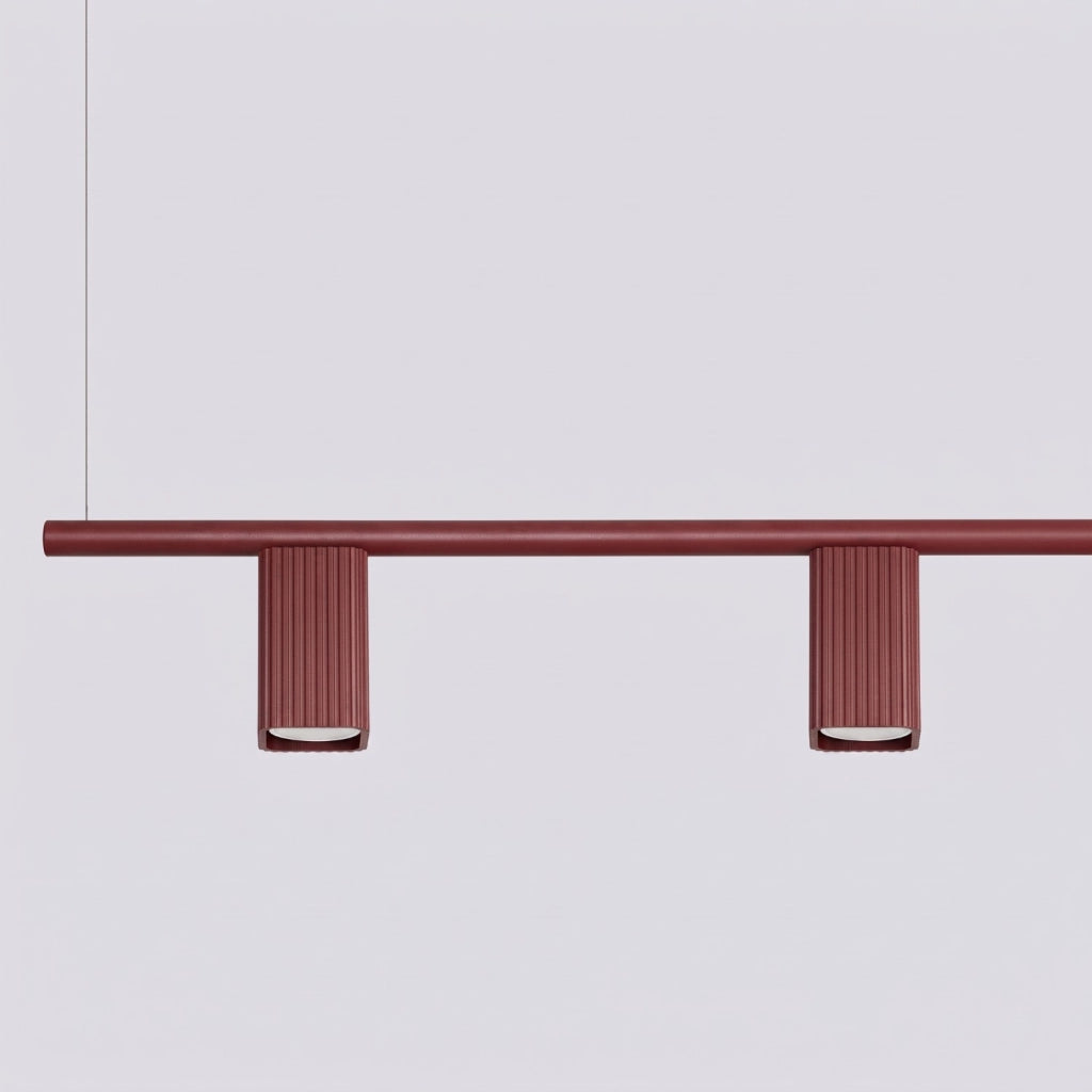 Lampadario RAYO 4 bordeaux