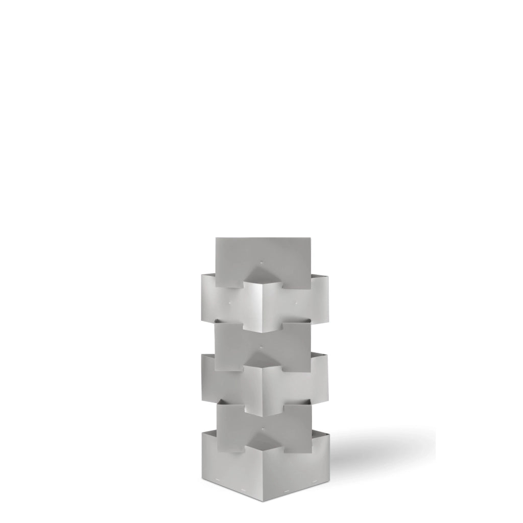 Lampada Da Scrivania-Ufficio Moderna Building Polilux ® Argento 1 Luce E27