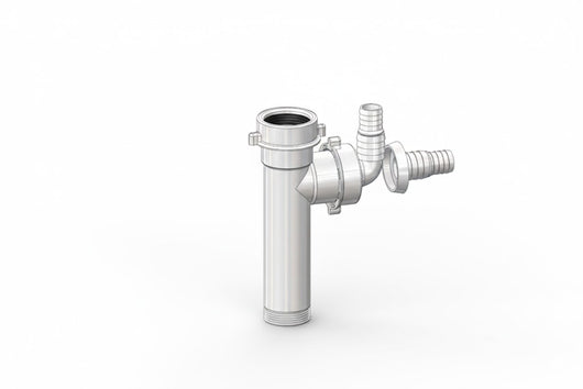 ATTACCO LAVATRICE IN PP Dm.40 - Cm23 - 1 pezzi - GHIDINI