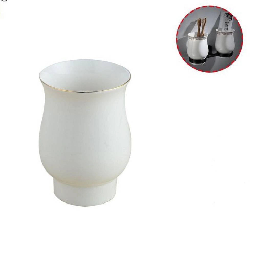 Trade Shop - Bicchiere Di Ricambio Portaspazzolini Per Supporti A Muro Attacco Standard 59341 -